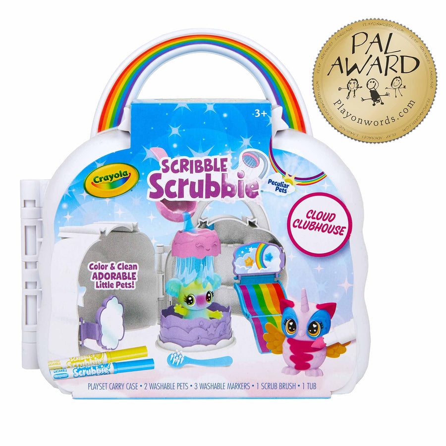 Crayola Scribble Scrubbie Cloud Playset, Toy for Kids, Gift, Ages 3, 4, 5, 6