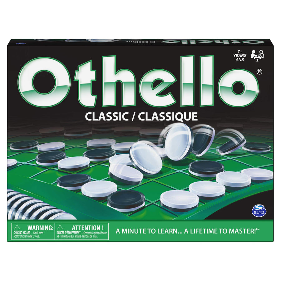 Othello - The Classic Board Game of Strategy for Adults, Families, and Kids Age7 and up