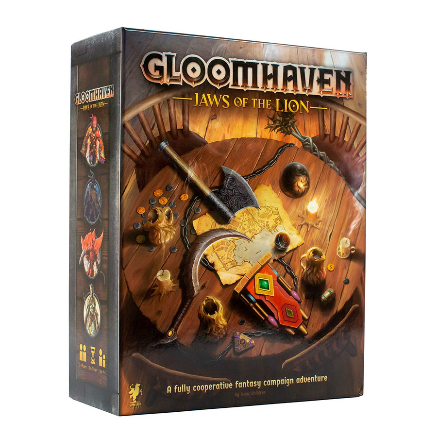 Cephalofair Games Gloomhaven: Jaws of The Lion Strategy Boxed Board Game for ages 12 & Up , Brown