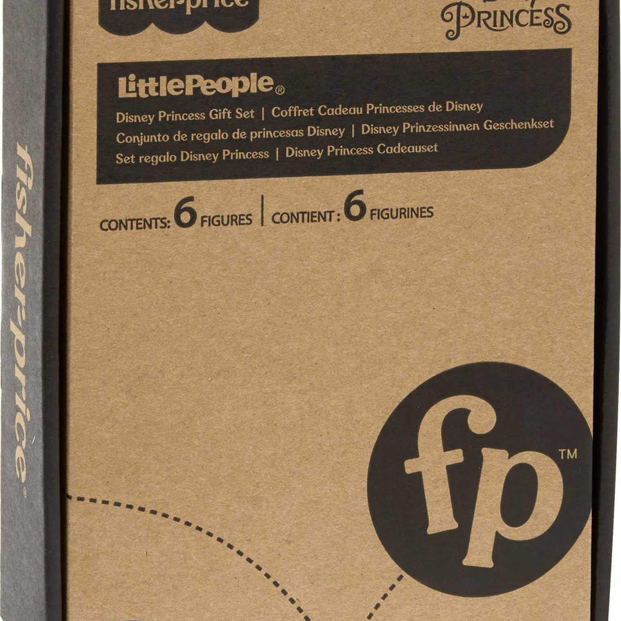 Fisher-Price Disney Princess Gift Set by Little People, 6 Character Figures for Toddlers and Preschool Kids Ages 18 Months to 5 Years