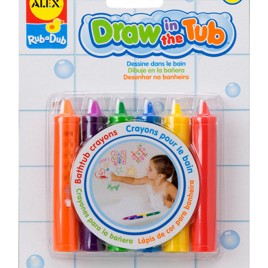 Alex Rub a Dub Draw in the Tub Crayons Kids Bath Activity