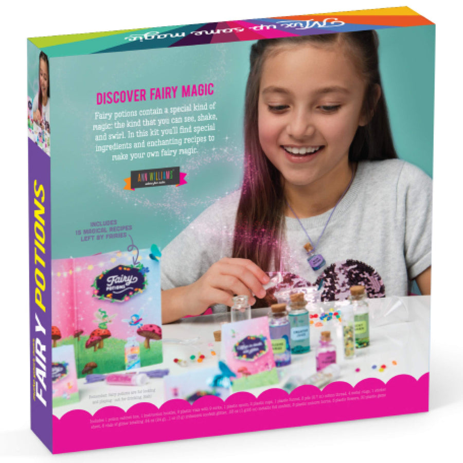 Craft-tastic β DIY Fairy Potions Kit β Award-Winning Arts & Crafts Set β Includes Fairy Potion Book with Magical Recipies, Enchanted Ingredients, Potion Cabinet & More! β Fun & Creative Gift for Kids