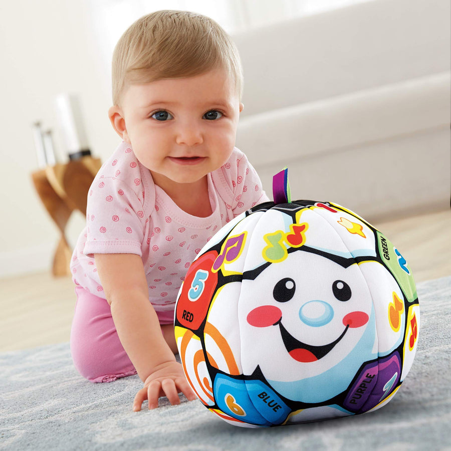 Fisher-Price Laugh & Learn Singin' Soccer Ball, Multicolor
