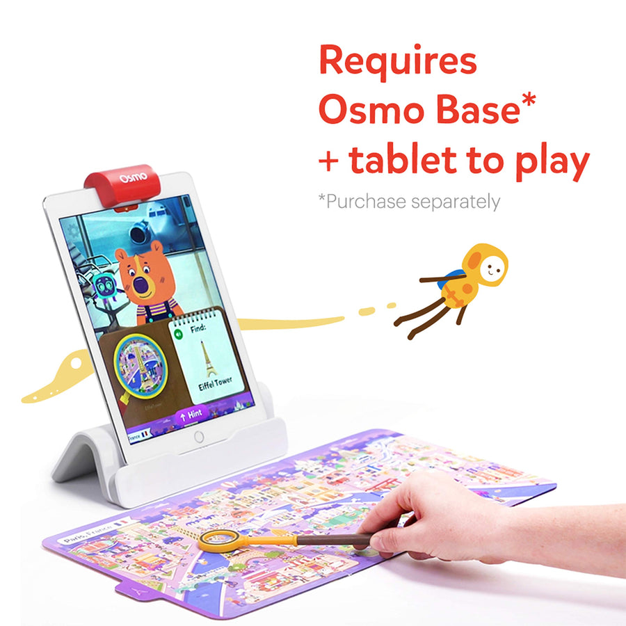 Osmo - Detective Agency - Ages 5-12 - Solve Global Mysteries - STEM Toy - For iPad or Fire Tablet (Osmo Base Required)