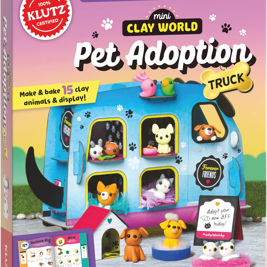 Klutz Mini Clay World Pet Adoption Truck Craft Kit