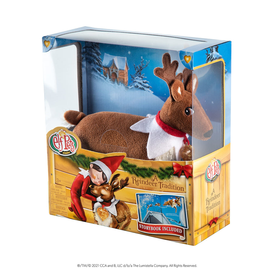 Elf Pets A Reindeer Tradition