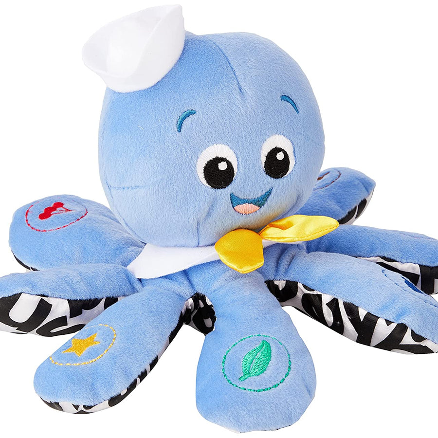 Baby Einstein Octoplush Musical Octopus Stuffed Animal Plush Toy, Age 3 Month+, Blue, 11"
