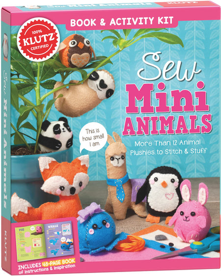 Sew Mini Animals (Klutz Craft Kit)
