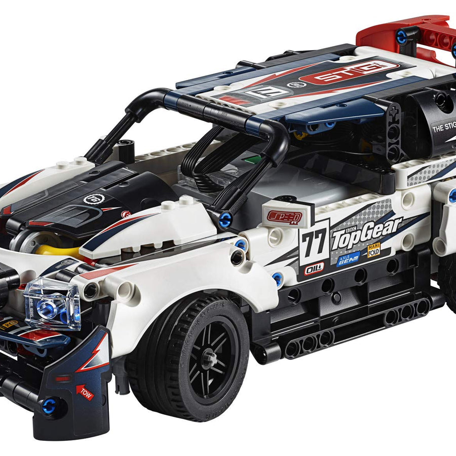 LEGO Technic App-Controlled Top Gear Rally Car 42109 Racing Toy Building Kit (463 Pieces)