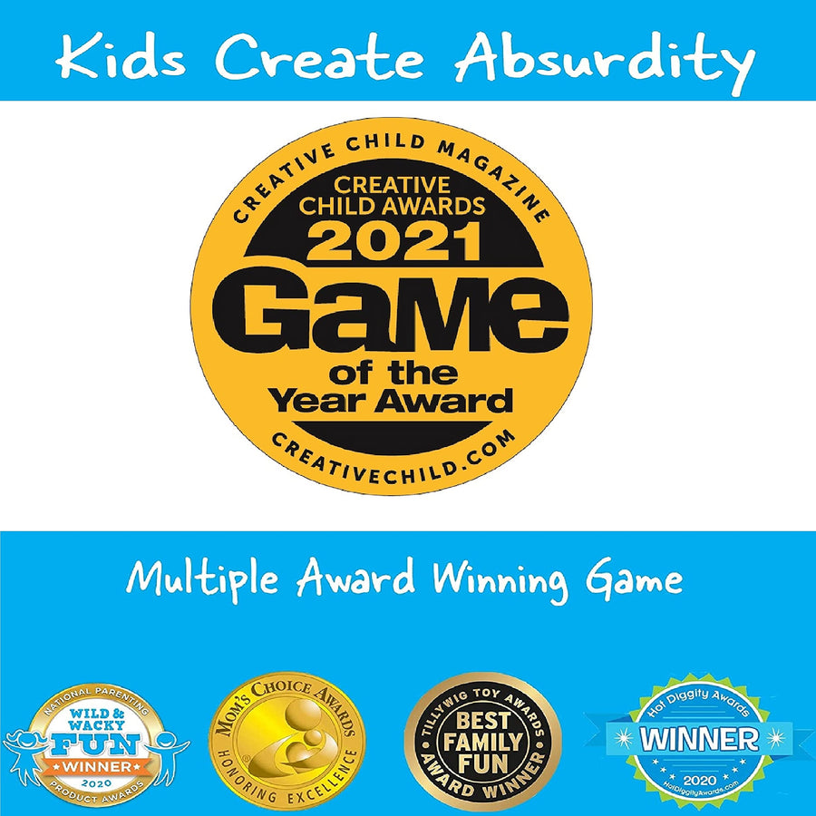 Kids Create Absurdity: Laugh Until You Cry! Fun Card Game for Kids Family Game Night