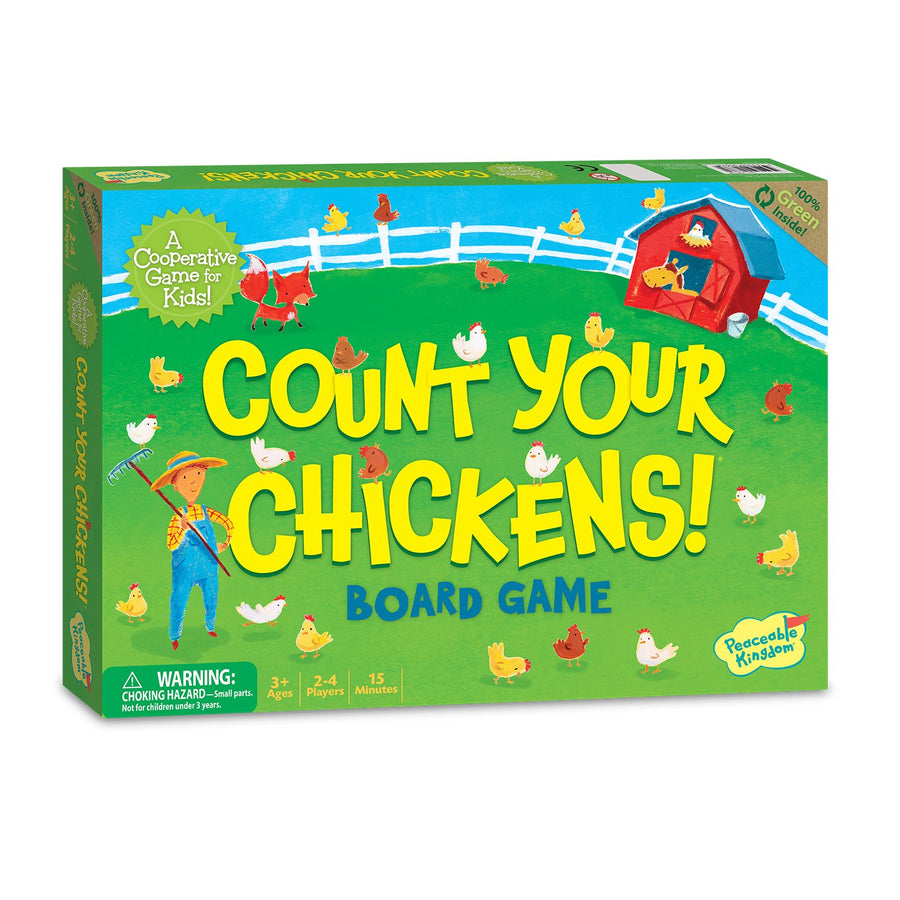 Peaceable Kingdom Count Your Chickens Award Winning Cooperative Counting Game for Kids