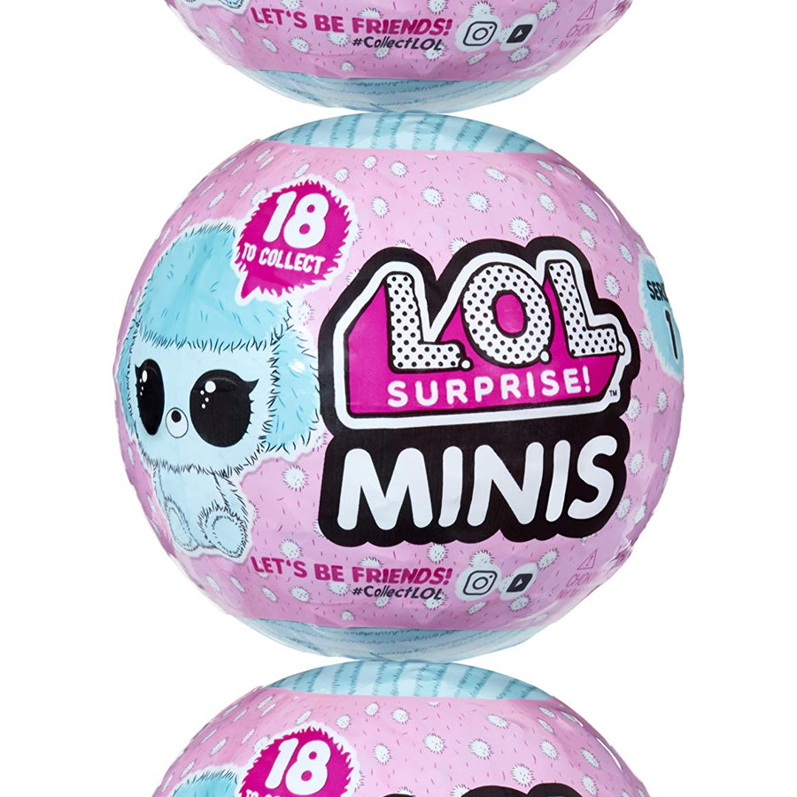LOL Surprise Minis 3 Pack Bundle with Surprises Including 3 Fuzzy Tiny Animals and Furniture – Collect Series to Build a Mini LOL House
