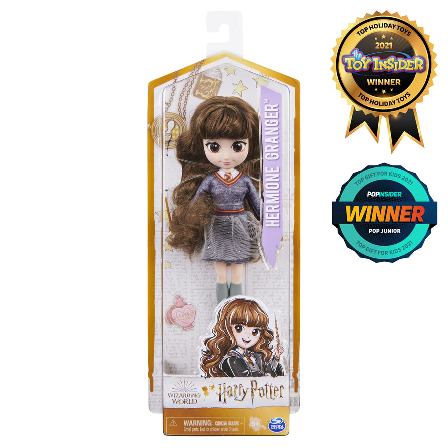 Wizarding World Harry Potter, 8-inch Hermione Granger Doll, Kids Toys for Ages 5 and up