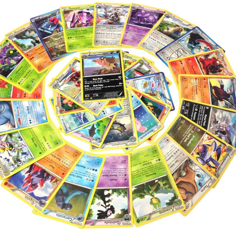 25 Rare Pokemon Cards with 100 HP or Higher (Assorted Lot with No Duplicates) (Original Version)