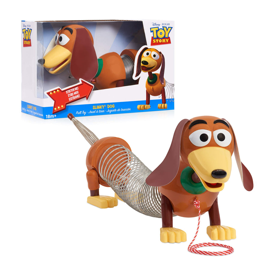 Disney•Pixar's Toy Story Slinky Dog Pull Toy, Walking Spring Toy for Boys and Girls, by Just Play