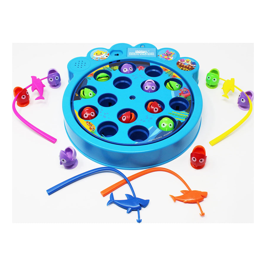 Pinkfong Baby Shark Let's Go Hunt Musical Fishing Game Montessori Learning Educational Toy Preschool Board Game, for Families and Kids Ages 4 and Up