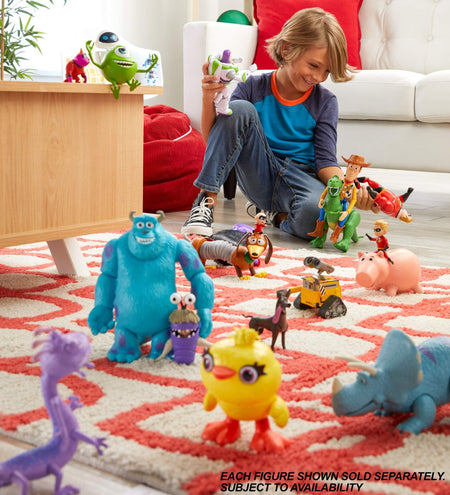 Pixar Wall•E and Eve Figures True to Movie Scale Character Action Dolls Highly Posable with Authentic Storytelling, Collecting, Wall•E Movie Toys for Kids Gift Ages 3 and Up