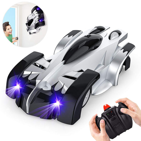 EpochAir Wall Climbing Remote Control Car Dual Mode 360° Rotating RC Stunt Cars with Headlight Rechargeable Toys for Boys Gift for 4 5 6 7 8-12 Year Old Kids (Normal)