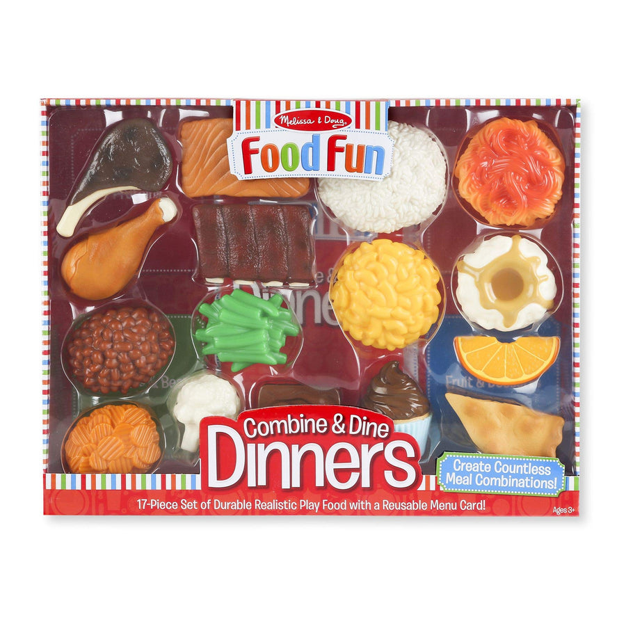 Melissa & Doug Food Fun Combine & Dine Dinners - Red