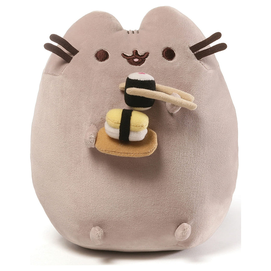 GUND Pusheen Snackables Sushi Chopsticks Plush Stuffed Animal Cat, 9.5"