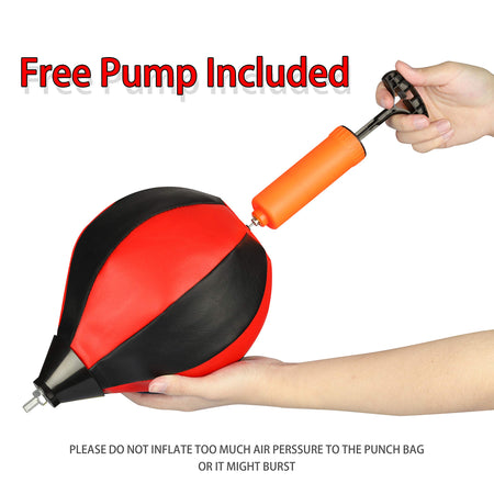 Punching Bag Set for Kids Incl Punching Ball with Stand, Boxing Training Gloves, Hand Pump and Adjustable Height Stand, Boxing Ball Set Toy Gifts for Age 6 7 8 9 10 11 12Year Old Boys Girls