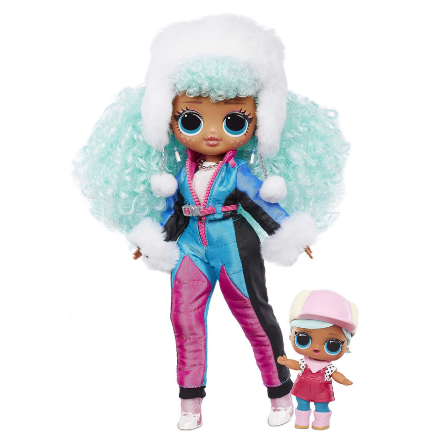 L.O.L. Surprise! O.M.G. Winter Chill ICY Gurl Fashion Doll & Brrr B.B. Doll with 25 Surprises (570240)