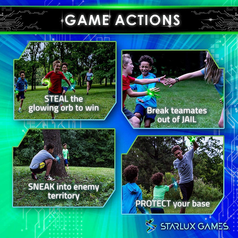 Capture The Flag Redux: The Original Glow-in-The-Dark Outdoor Game for Birthday Parties, Youth Groups and Team Building - a Unique Gift for Teen Boys & Girls