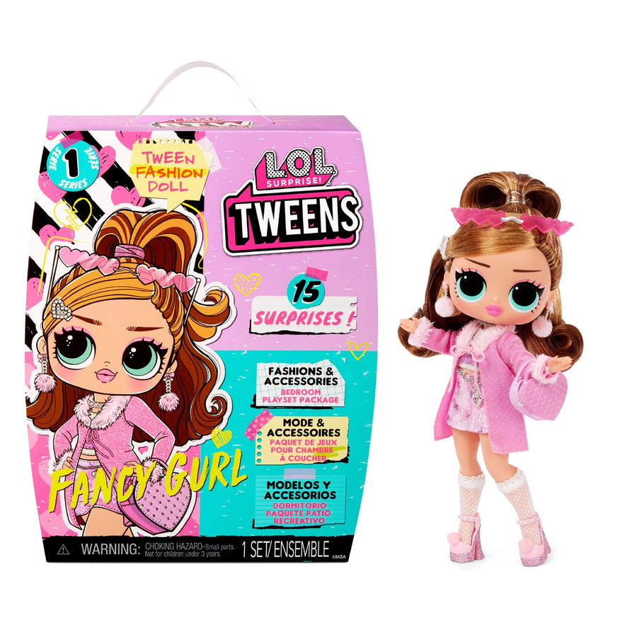 LOL Surprise Tweens Fashion Doll Fancy Gurl with 15 Surprises Including Pink Outfit and Accessories for Fashion Toy Girls Ages 3 and up