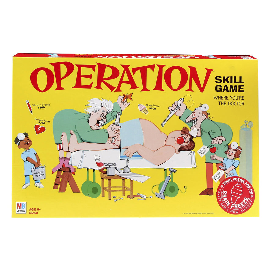 Operation Electronic Board Game With Cards Kids Skill Game Ages 6 and Up (Amazon Exclusive)