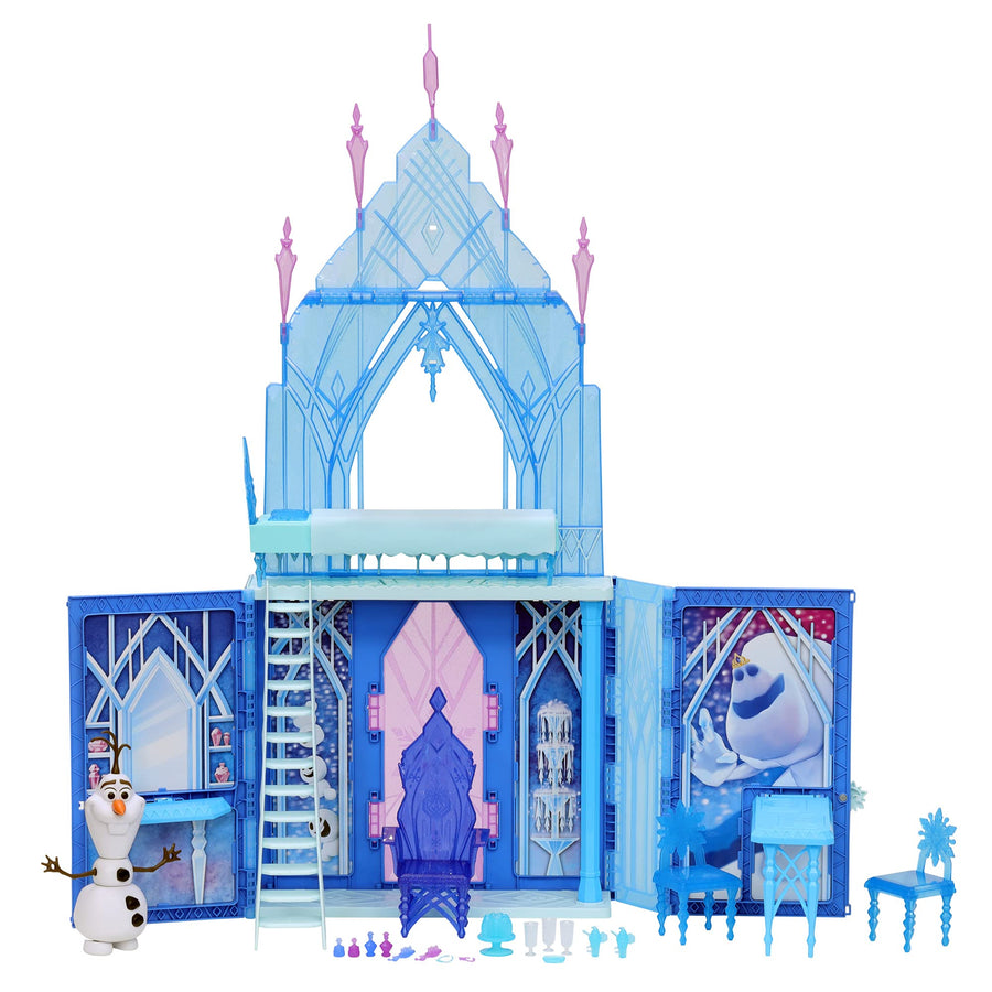 Disney Frozen 2 Elsa's Fold and Go Ice Palace, Castle Playset, Toy for Kids Ages 3 and Up