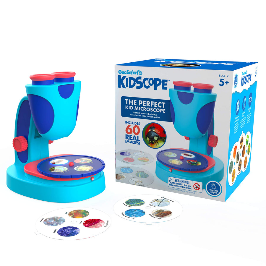 Educational Insights GeoSafari Jr. Kidscope, Microscope for Kids, STEM Toy, Christmas Gift for Boys & Girls, Ages 5+