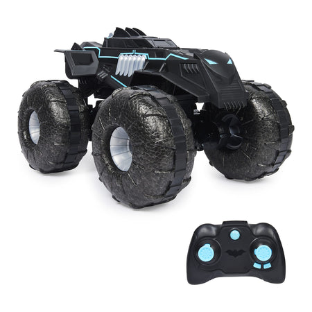 DC Comics Batman, All-Terrain Batmobile Remote Control Vehicle, Water-Resistant Batman Toys for Boys Aged 4 and Up