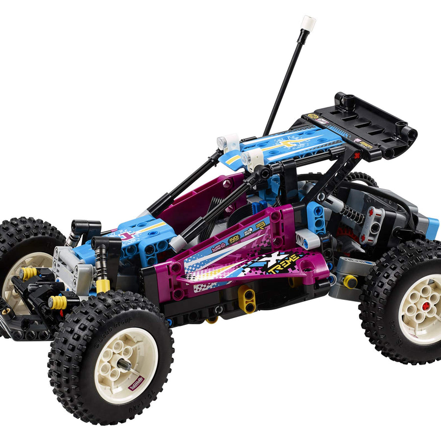 LEGO Technic Off-Road Buggy 42124 Model Building Kit; App-Controlled Retro RC Buggy Toy for Kids, New 2021 (374 Pieces)