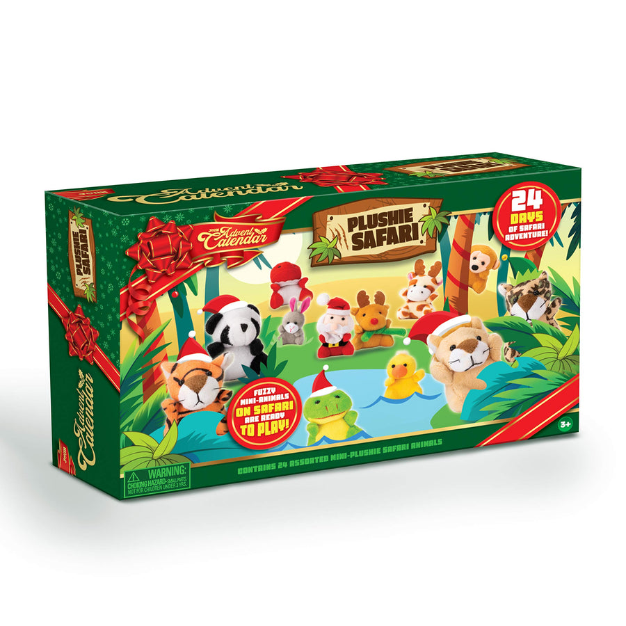 JOYIN 2021 Mini Animal Plush Advent Calendar Christmas 24 Days Countdown Advent Calendar with 24 Animal Plush Toys