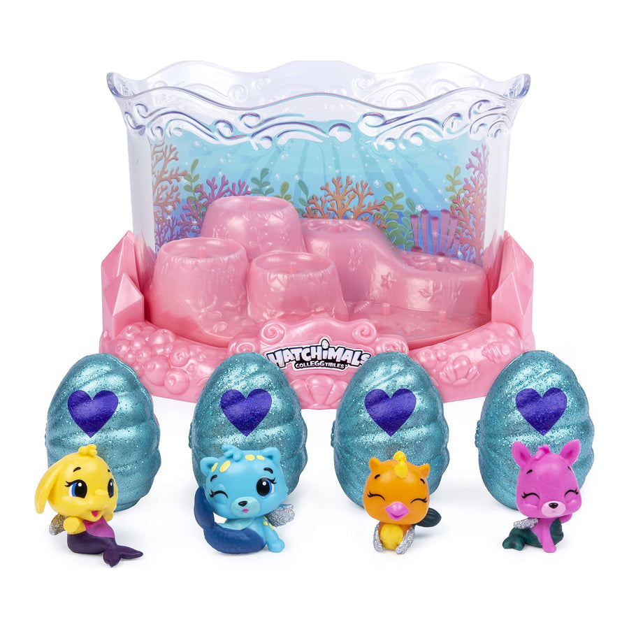Hatchimals CollEGGtibles, Mermal Magic Underwater Aquarium with 8 Exclusive, for Kids Aged 5 and Up, Amazon Exclusive