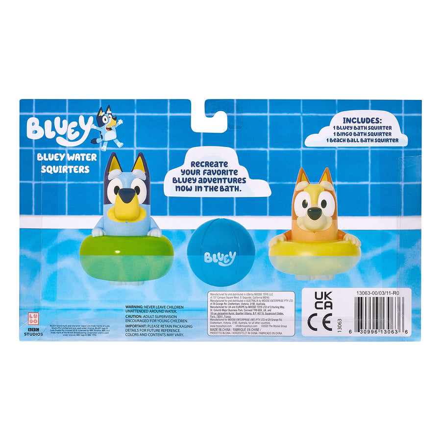 Bluey Bath Squirters 3-Pack