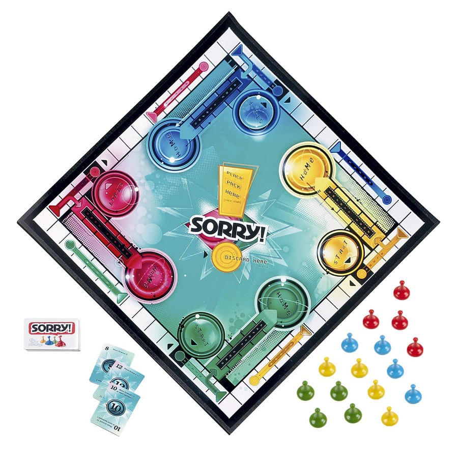 Hasbro Gaming Sorry! Parker Brothers Family Board Game for 2 to 4 Players Ages 6 and Up (Amazon Exclusive)