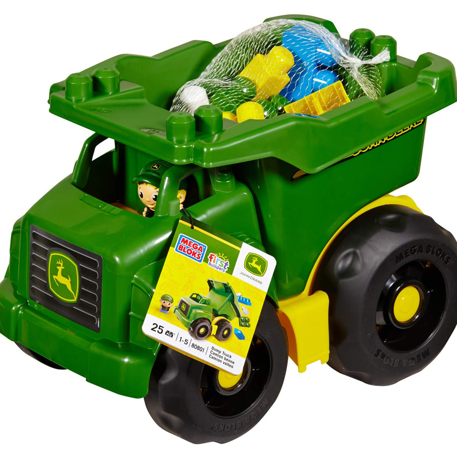 Mega Bloks John Deere Dump Truck , Green