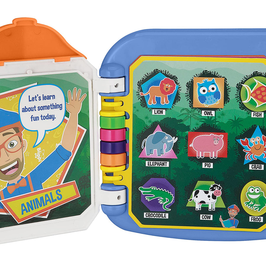 eKids Blippi Book, Toddler Toys with Built-in Preschool Learning Games, Educational Toys for Toddler Activities for Fans of Blippi Toys and Gifts