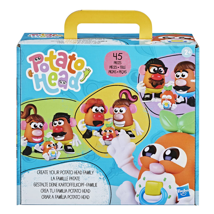Mr Potato Head Create Your Potato Head Family Toy for Kids Ages 2 and Up, Includes 45 Pieces to Create and Customize Potato Families