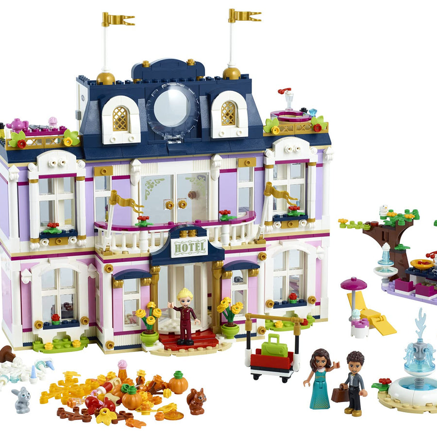 LEGO Friends Heartlake City Grand Hotel 41684 Building Kit; Includes Emma, Stephanie, River and Amelia Mini-Dolls; New 2021 (1,308 Pieces)