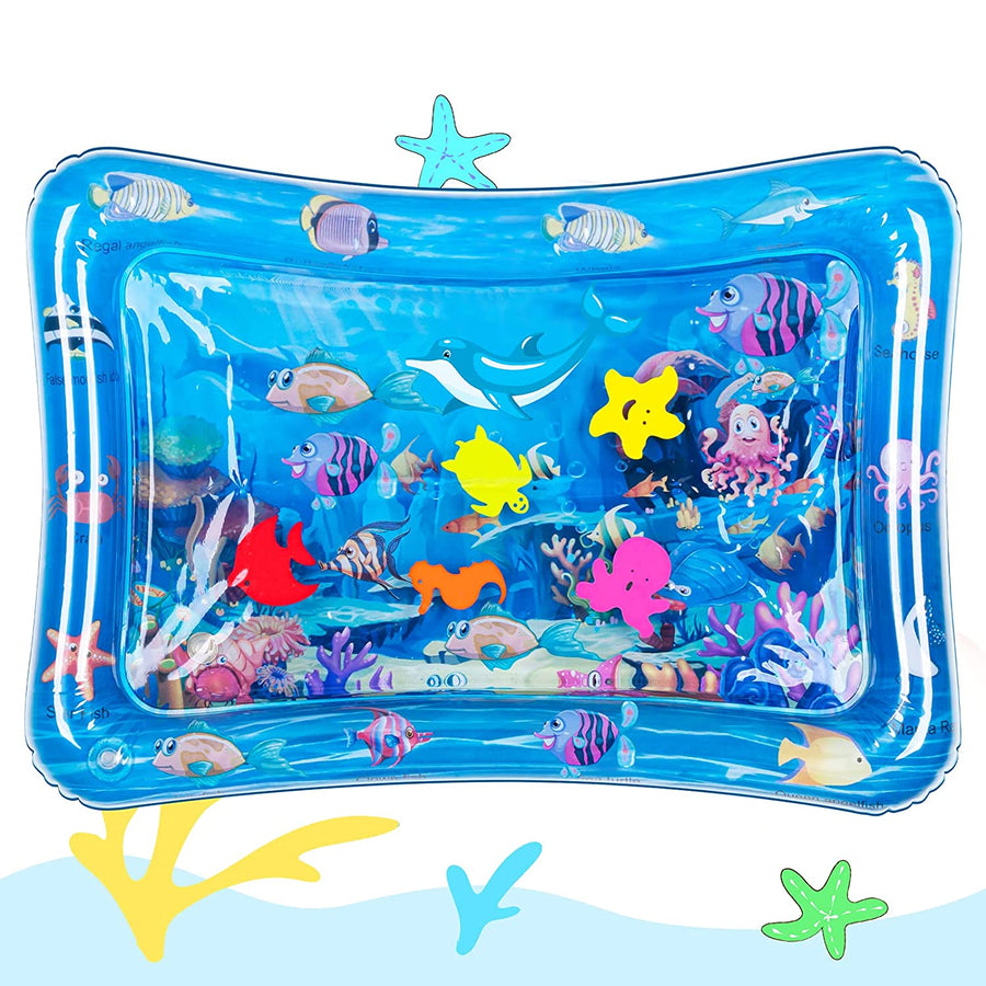Hitituto Tummy Time Baby Water Mat Inflatable Baby Play Mat Activity Center for Infant Baby Toys 3 to 24 Months, Baby Gifts for Boys Girls