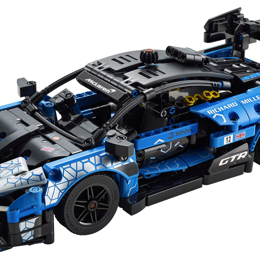 LEGO Technic McLaren Senna GTR 42123 Toy Car Model Building Kit; Build and Display an Authentic McLaren Supercar, New 2021 (830 Pieces)
