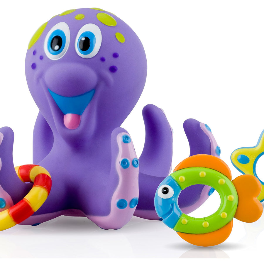 Nuby Octopus Floating Bath Toy , Purple