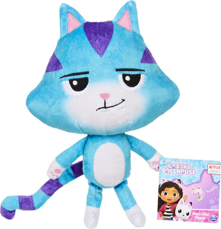 Gabby's Dollhouse, 8-inch CatRat Purr-ific Plush Toy, Kids Toys for Ages 3 and up