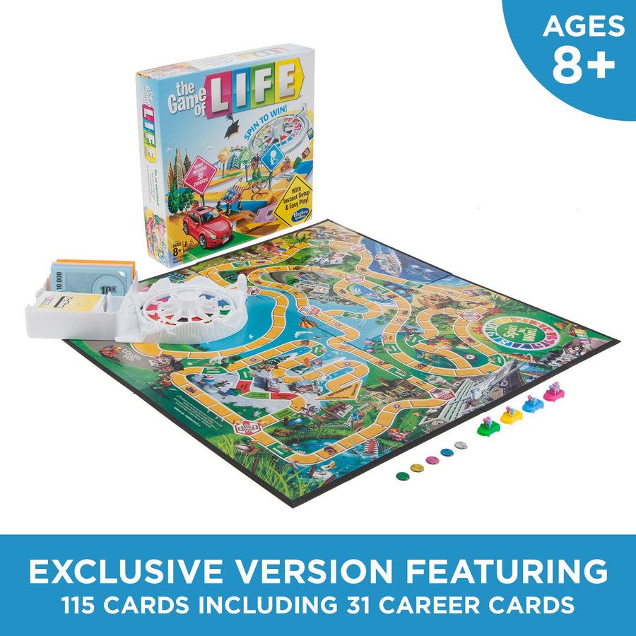 Gaming The Game of Life Board Game Ages 8 & Up (Amazon Exclusive)