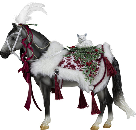 Breyer Horses 2021 Holiday Collection | Traditional Series Holiday Horse - Arctic Grandeur | Model #700124