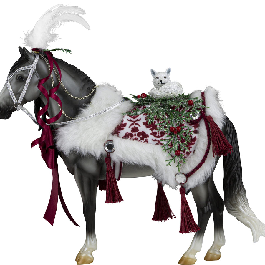 Breyer Horses 2021 Holiday Collection | Traditional Series Holiday Horse - Arctic Grandeur | Model #700124