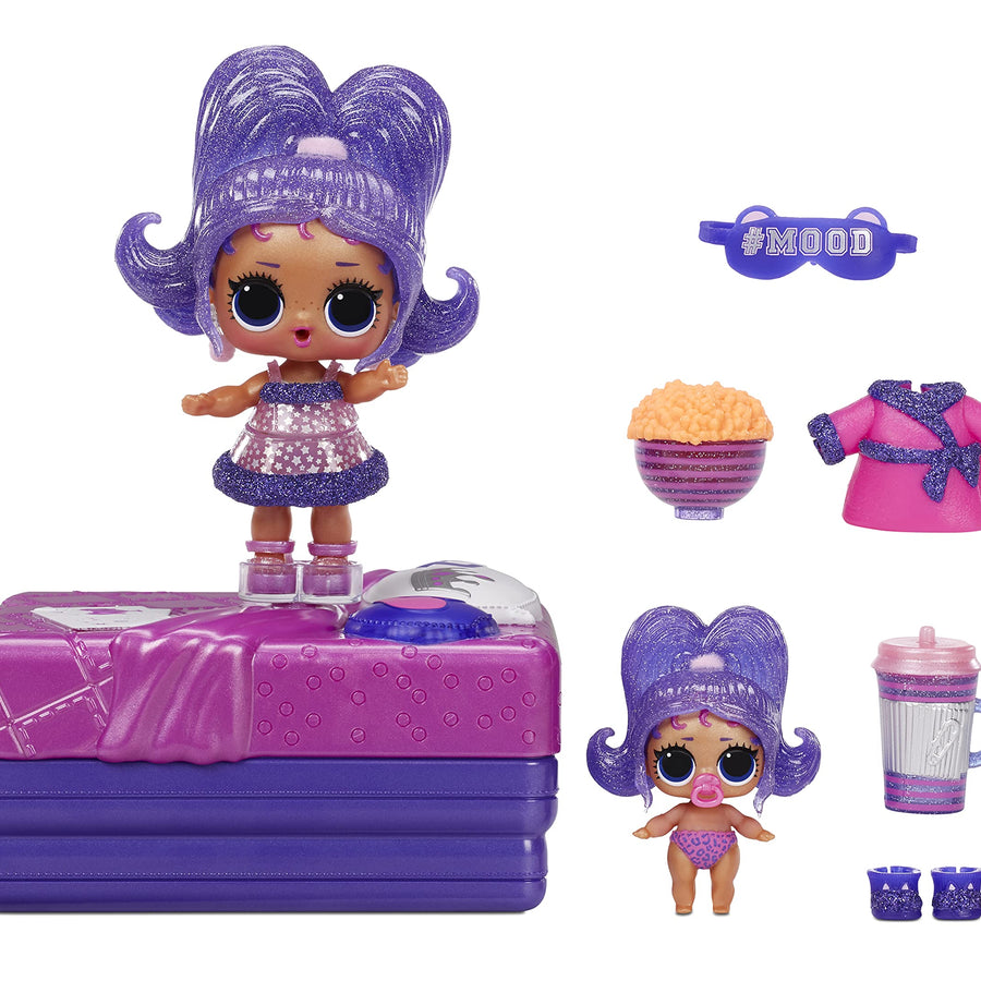 LOL Surprise Deluxe Present Surprise Series 2 Slumber Party Theme with Exclusive Doll & Lil Sister