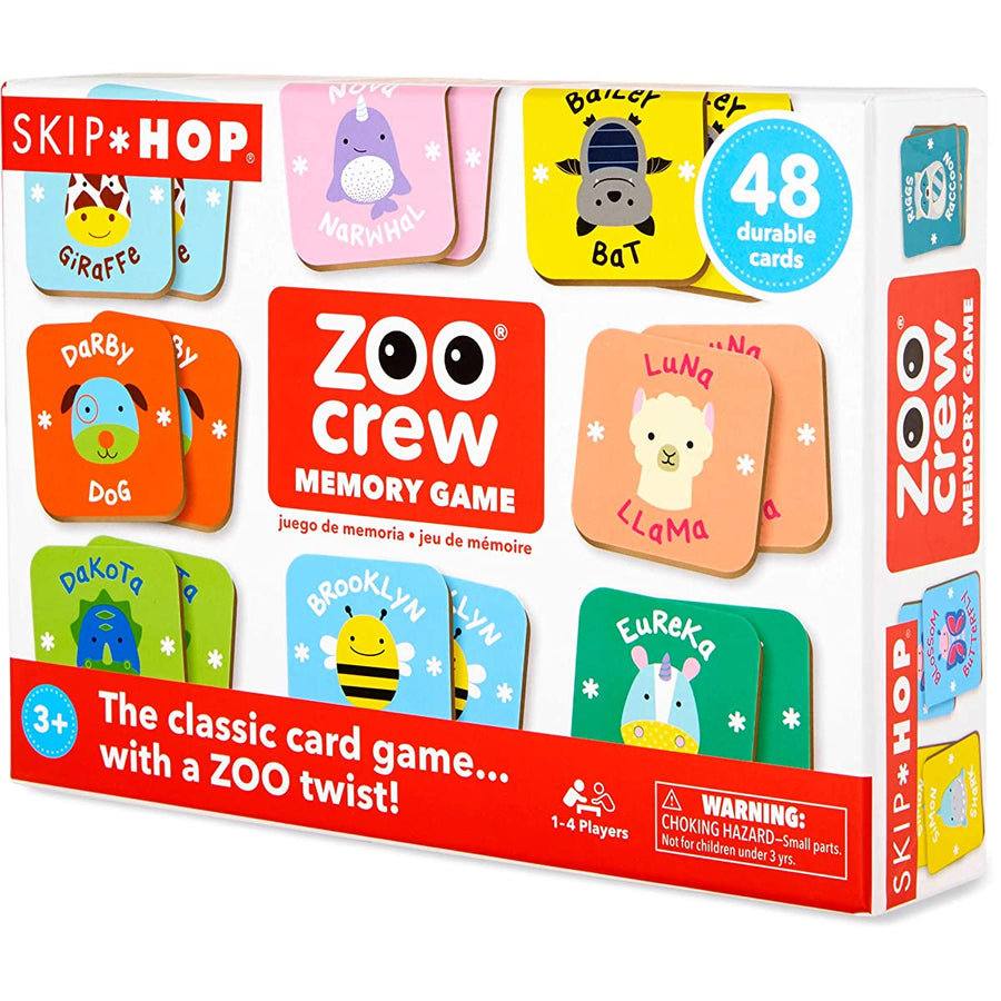 Skip Hop Toddler Memory Game, Zoo Crew
